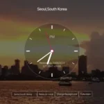 Live Analog Clock Display Based on Your Location