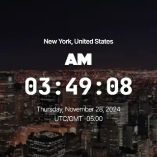 Current time in new-york united states